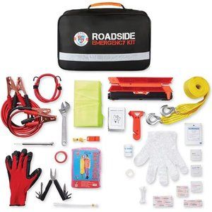 (125 Piece) Roadside Emergency Car Kit – with Jumper Cables